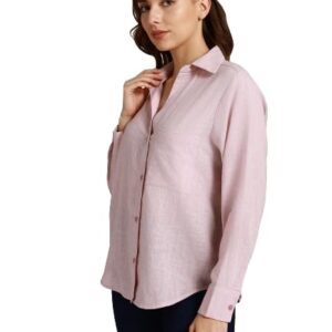 High Star Classic Oversized Spread Collar Long Sleeves Cotton Casual Shirt